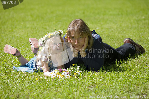 Image of Mum and daughter