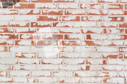 Image of Red brick wall texture