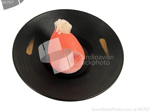Image of Japanese cake-clipping path