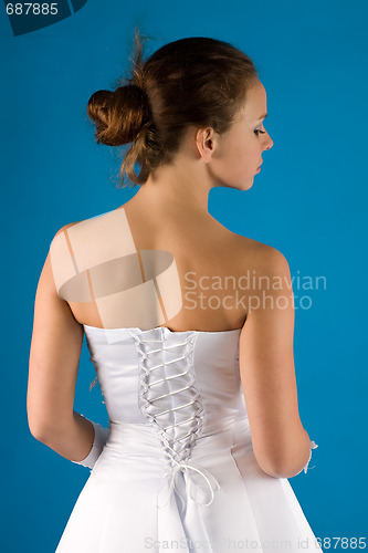 Image of Back of the bride