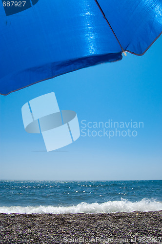 Image of sunshade on the beach