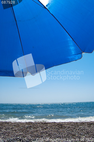 Image of sunshade on the beach