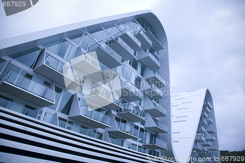 Image of Futuristic condominium