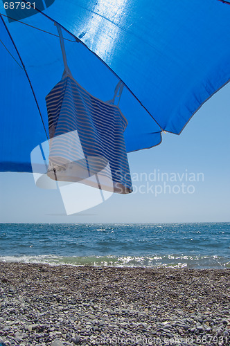 Image of sunshade on the beach