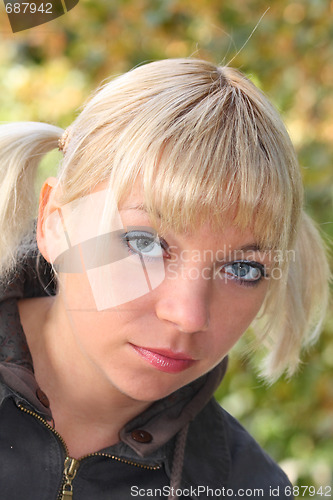 Image of Pretty  blonde girl