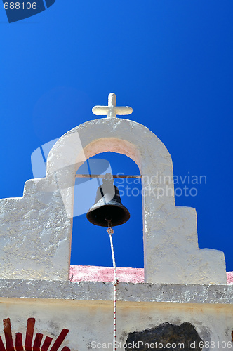 Image of White bell tower