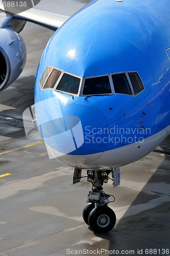 Image of Passenger airplane nose