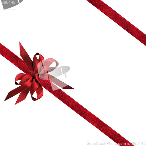 Image of Dark Red Ribbon and Bows