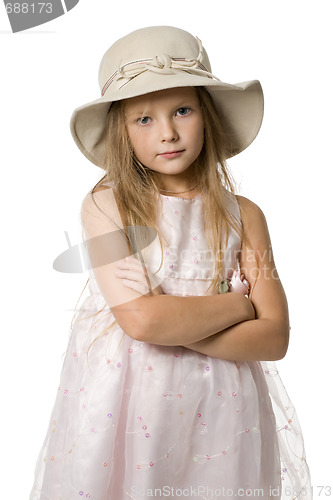 Image of Little girl in a hat