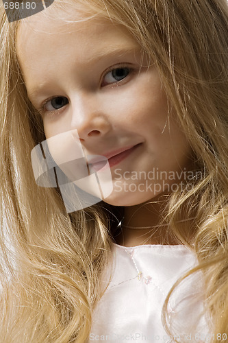 Image of Beautiful little girl portrait