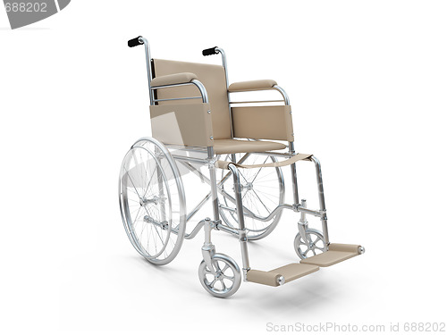 Image of Wheelchair isolated view