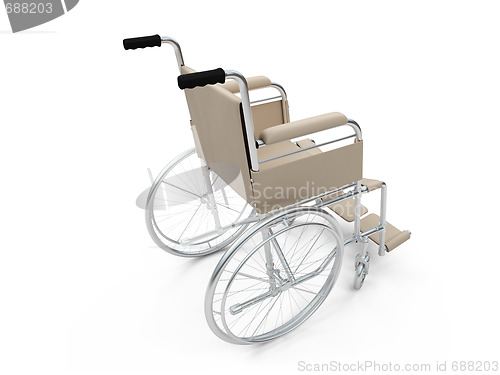 Image of Wheelchair isolated view