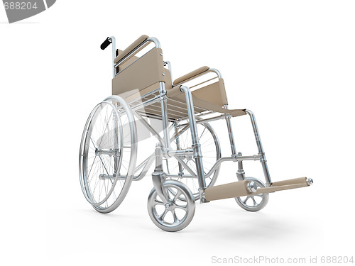 Image of Wheelchair isolated view