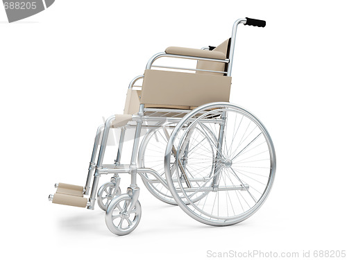 Image of Wheelchair isolated view