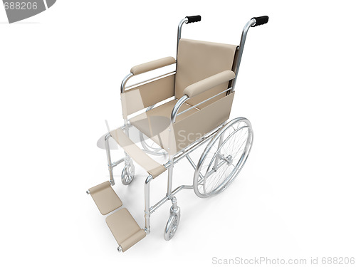 Image of Wheelchair isolated view