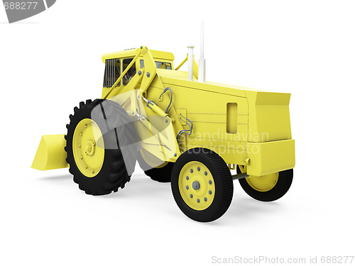 Image of Construction truck isolated view