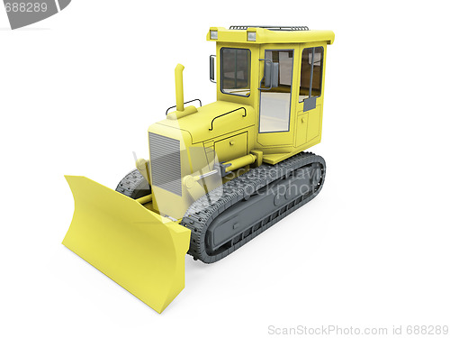 Image of Construction truck isolated view