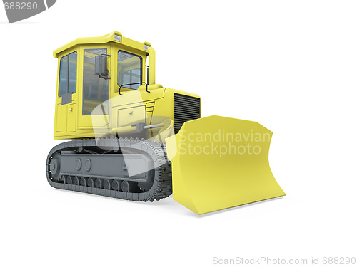 Image of Construction truck isolated view