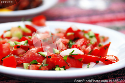 Image of Tomatoes in plate