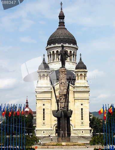 Image of avram iancu square, cluj napoca