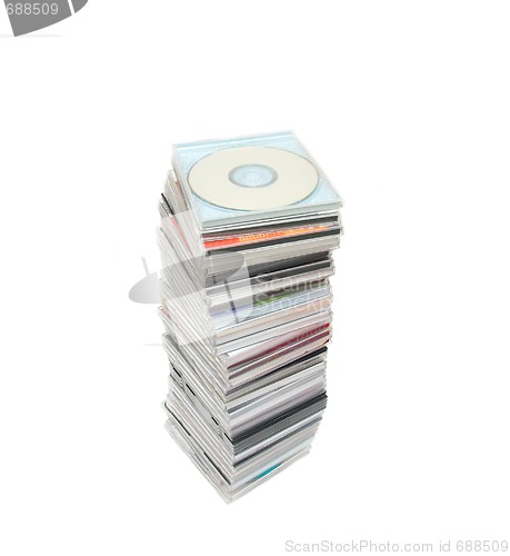 Image of CD pile