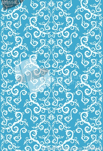 Image of Decorative seamless floral ornament