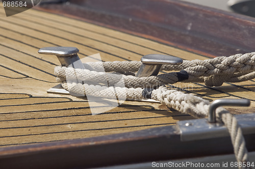 Image of Moored boat