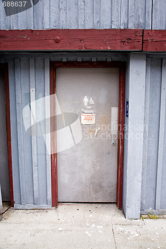 Image of Restroom Door