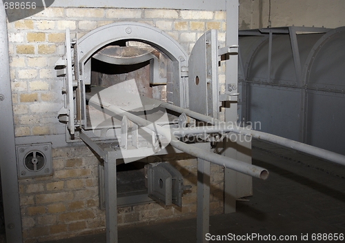 Image of Crematorium in Ravenbruck concentration camp