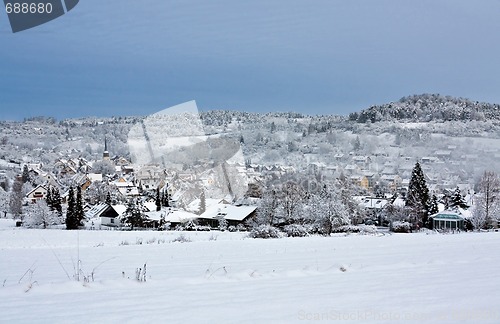 Image of Village in Winter