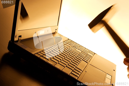 Image of Laptop smash
