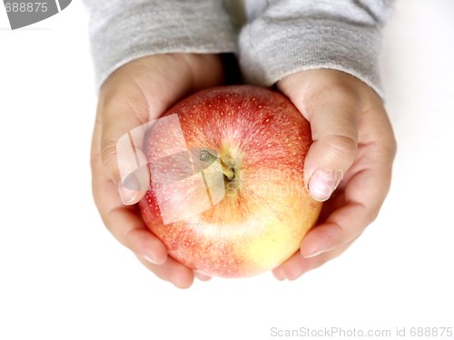 Image of Holding an Apple