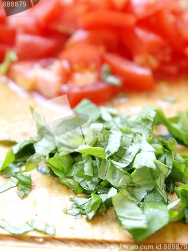 Image of Basil and Tomatoes