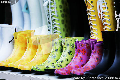 Image of Colorful boots