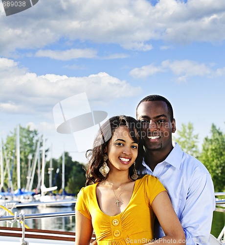 Image of Happy couple outdoors