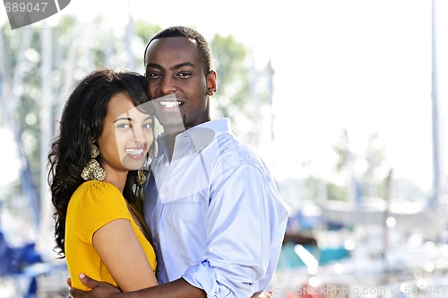 Image of Happy couple embracing