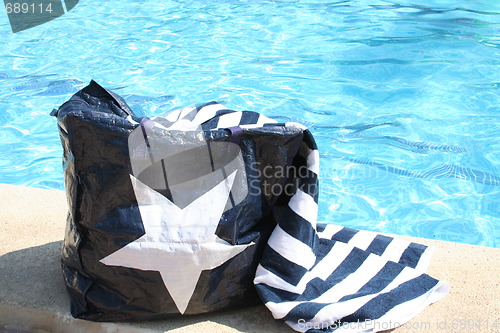 Image of Bag and towel