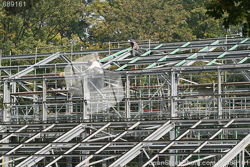 Image of Greenhouse construction