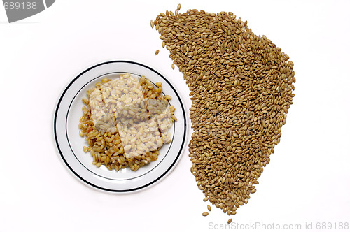 Image of barley rice grain 