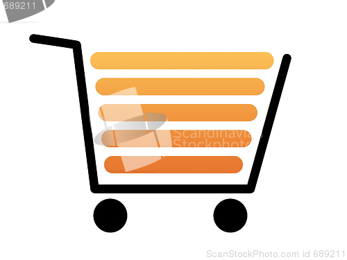 Image of Shopping Cart Black