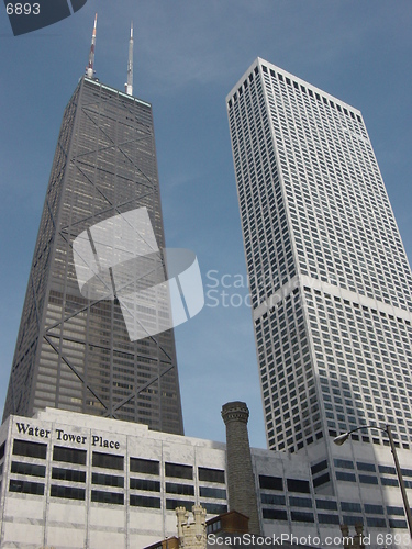 Image of John Hancock & Water Tower Place In Chicago