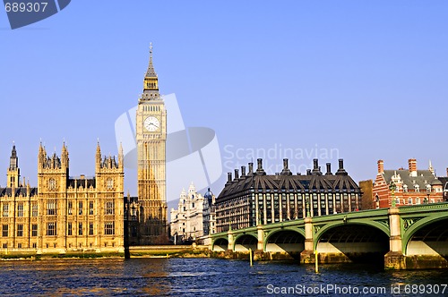 Image of Big Ben and Westminster bridge