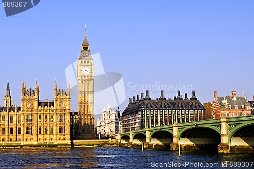 Image of Big Ben and Westminster bridge