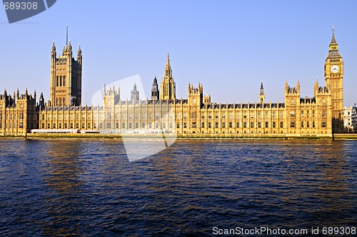 Image of Palace of Westminster with Big Ben