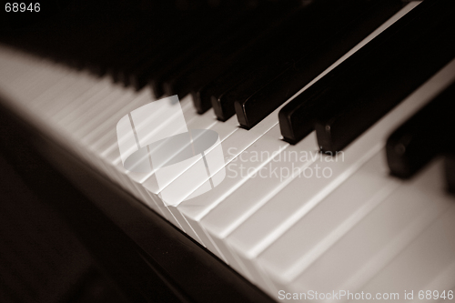 Image of piano keyboards