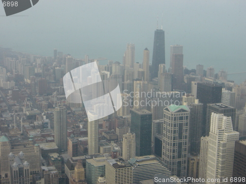Image of Aerial View Of Chicago, USA