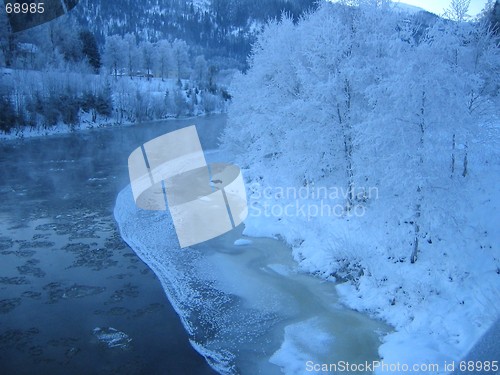 Image of Frost by the river