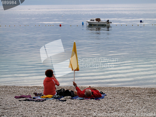 Image of Evening by the sea