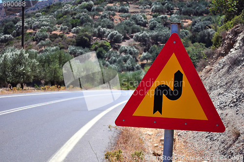 Image of Curve sign