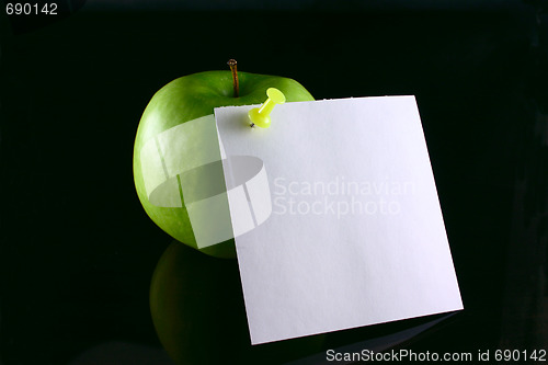 Image of Apple on a note